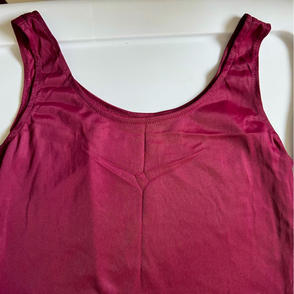 Burgundy Girls Dress Slip
